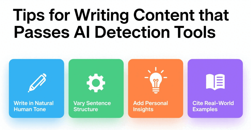 Tips for Writing Content that Passes AI Detection Tools